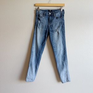 Vervet by Flying Monkey Distressed Ankle Skinny Fit Jeans Size 27